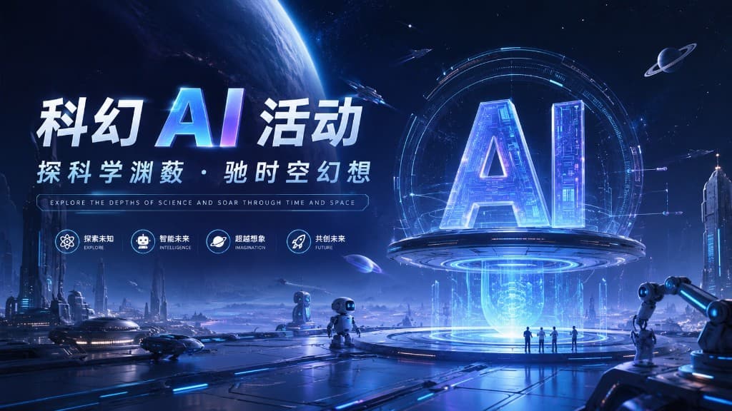科幻 AI 活动,探科学渊薮 · 骋时空幻想